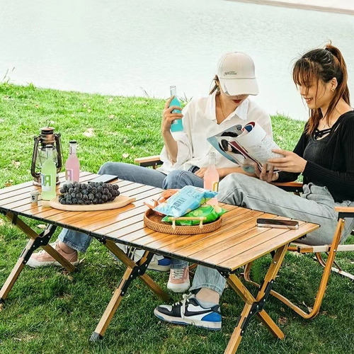 Mesa Y Sillas Plegables Para Acampar Al Aire Libre