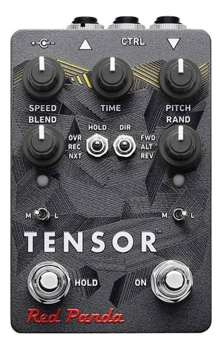 Pedal de efecto Red Panda Tensor  gris