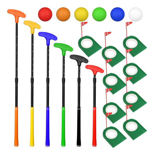 21 Pcs Putters De Golf Ajustables Set 6 Putter De Mini Golf