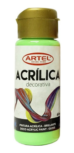 Frasco 60 Ml Pintura Acrílica Deco Neón Artel