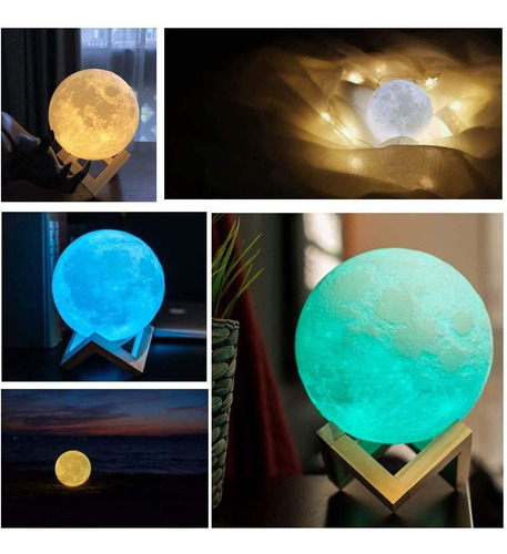 Lámpara De Luna 128 Colores Regalos Para Niños Y Adolescente Color De La Estructura Color De La Pantalla