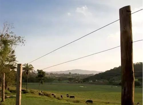 Fio Liso Arame Ovalado Z700 500m Cerca Rural Cor Prateado