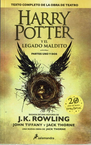 Harry Potter Y El Legado Maldito Parte Uno Y Dos J.k. Rowlin
