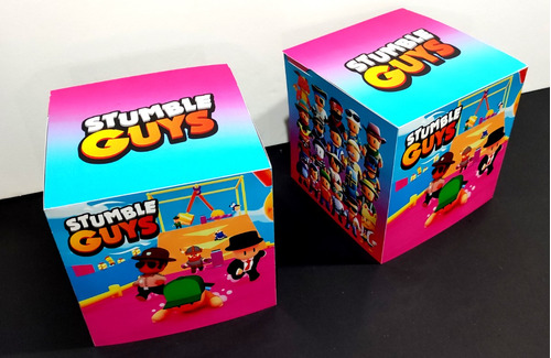 Cubos Deco Mesa Dulce Cumple Stumble Guys X2u