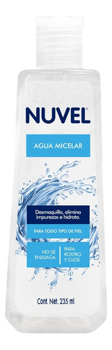 Nuvel Agua Micelar Desmaquillante Todo Tipo De Piel 235ml