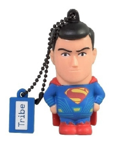 Memoria Usb Tribe Fd033701 32gb Usb 2.0 Diseño De Super /vc Color Azul Superman