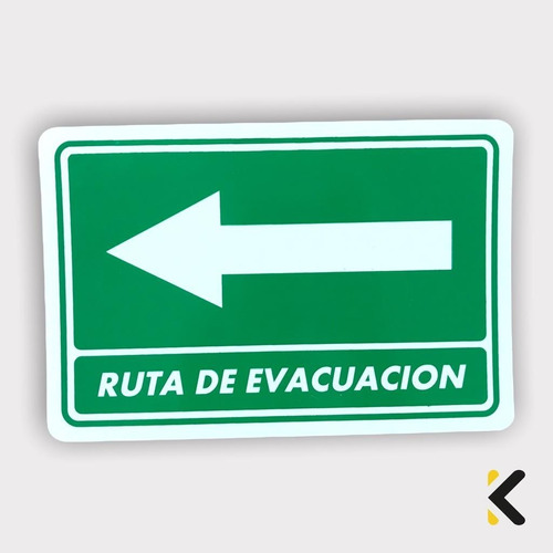 Señalización De Ruta De Evacuación Derecha/izquierda