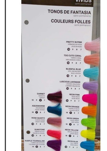 Tintes Pravana Chromasilk Gama Completa Tono TIERNO CORAL