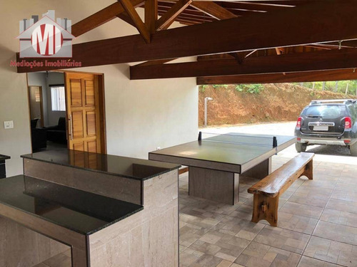 Linda Chácara Com 04 Dormitórios, Excelente Localização, Bairro Povoado, Linda Vista À Venda, 700 M² Por R$ 295.000 - Pedra Bela/sp - Ch0863