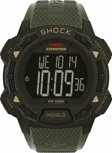 Timex Expedition Digital Shock Cat Reloj Con Correa De