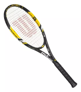 Raqueta Tenis Wilson Pro Open Grip 4 3/8 Con Encordado Y Antivibrador Grafito Alta Gama Aro 100 299 Gramos