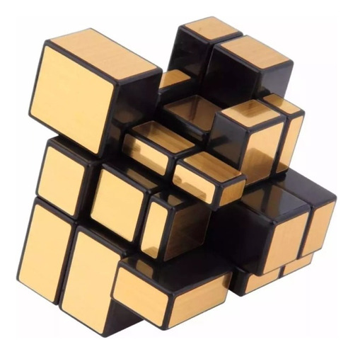 Cubo Rubik Magic Cubf Mirror 3x3 Speed Dorado Original 