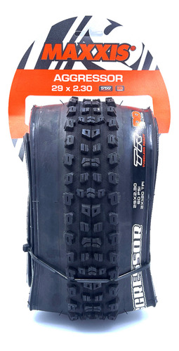 Llanta Maxxis Aggressor 29x2.30 Plegable Negro 120x2 TPI Tubeless Double Down