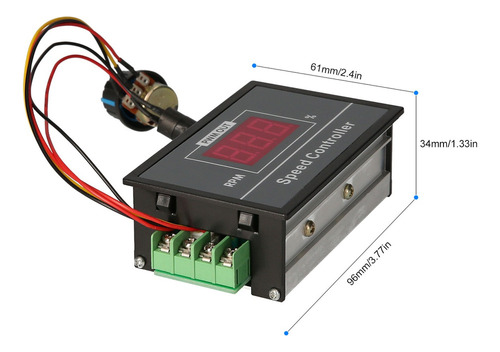 Controlador De Velocidad De Motor I Dc6-60v 12v 24v 36v