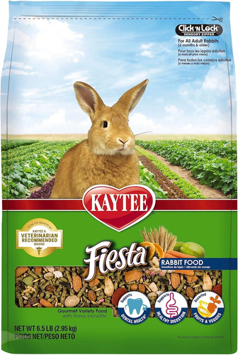 Alimento Para Conejos 6.5 Libras Kaytee Fiesta Pet