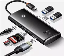 Comprar Baseus Adaptador Hub Docking Station Tipo-c Lite 6 En 1