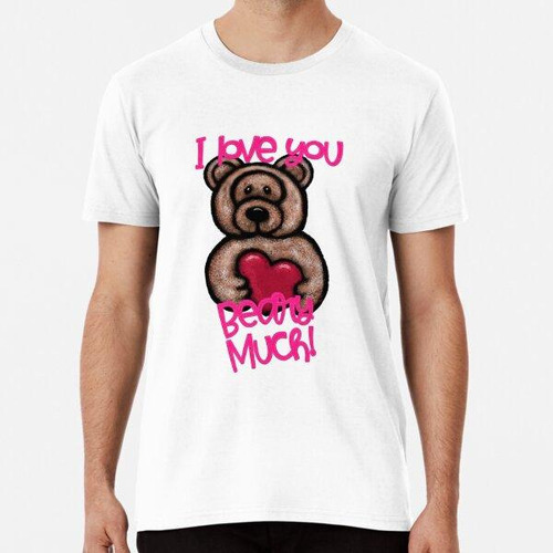 Remera ¡te Quiero Mucho, Beary! Oso Marrón Claro De San Vale