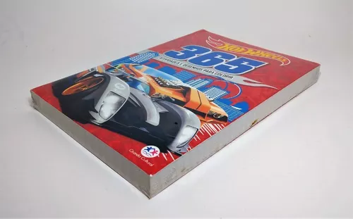 LIVRO 365 DESENHOS PARA COLORIR HOT WHEELS