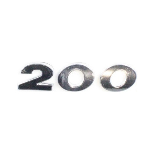 Polo Virtus Emblema 200 Cromo Tampa Traseira Vw Novo Origina