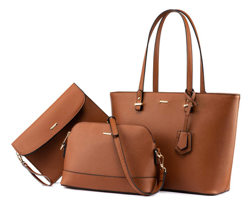 Set 3 Bolsos Mano Mujer Estilo Boho Bandolera Hombro
