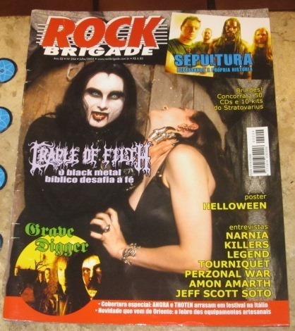 Rock Brigade N 204 Cradle Of Filth Poster Helloween 2003