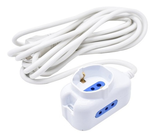 Imagen 2 de 9 de Alargue 1 Schuko 2 Modu Late 5m Led Life 203074-5m