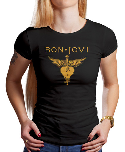 Polo Dama Bon Jovi Heart (d0751 Boleto.store)