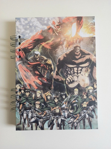 Cuaderno Shingeki No Kyojin - Ataque A Los Titanes A5