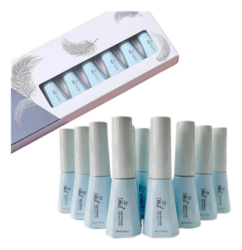 Kit Esmalte Em Gel 12und Coleção Festa D&z Secagem Em Cabine