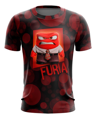 Playera Sublimada Intensamente Furia Juvenil-infantil