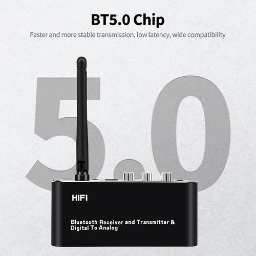 Audio Analog Converter Bt5.0 Hifi Chip Optical Dac Audio