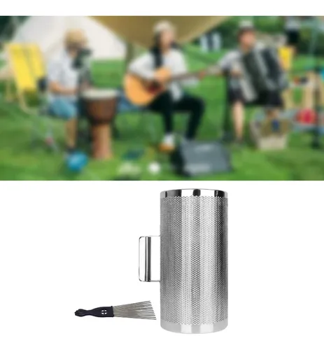 Instrumento Guiro Con Herramienta De Raspado, 5x12 Pulgadas