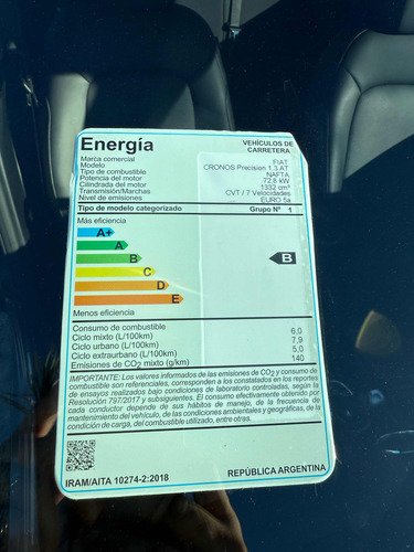 Fiat Cronos 1.3 Precision Cvt