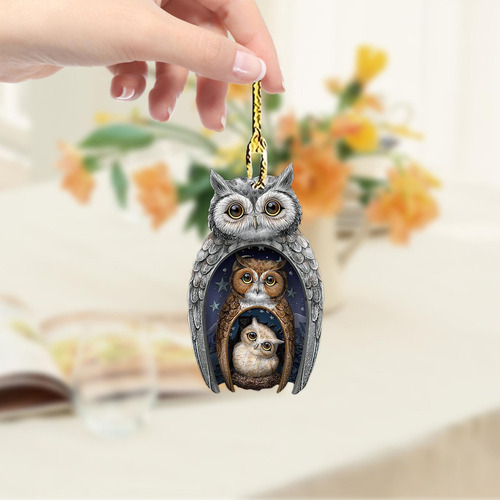 S+ Adorno De Búho Adornos De Búho Para Árboles De Decor