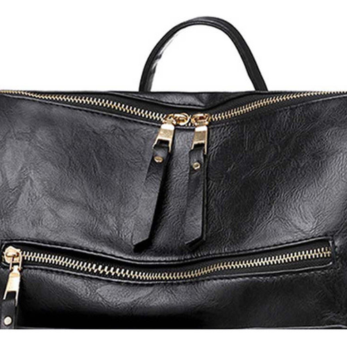 Mochila En Forma De Z Para Mujer, De Piel, Estilo Robo Y Ban