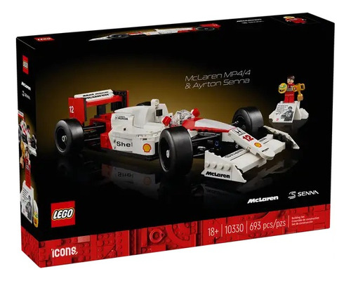 Lego 10330 Icons Mclaren Mp4/4 Y Ayrton Senna