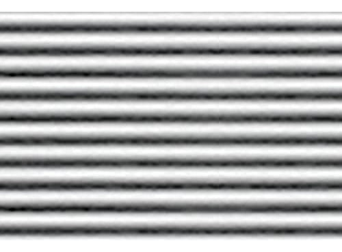 Lámina Plástica Texturizada Escala N 1:200 - Metal Corrugado