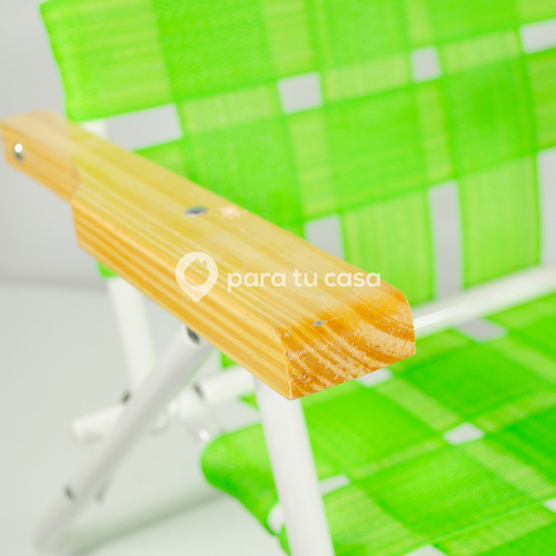 Sillón Silloncito Infantil Niños Cinta Apoya Brazos Madera