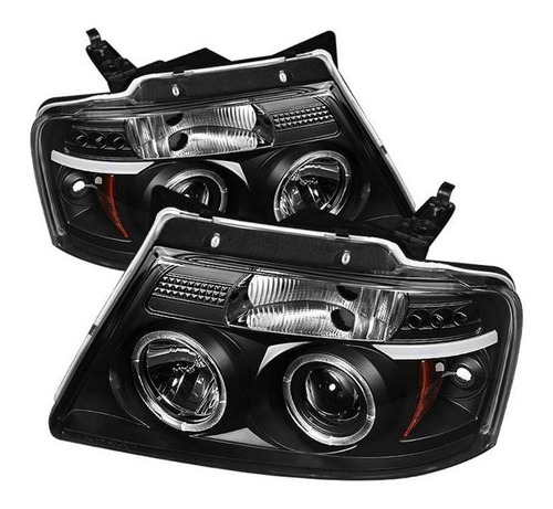 Faros Proyector Spyder Auto De Led Hal&ogeno, Neg  Fr6f