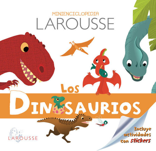 Paquet 400 Stickers Dinosaurios Triceratops Minienciclopedia