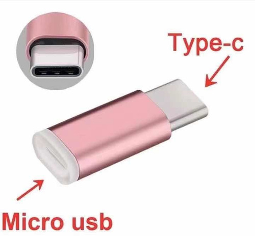 Adaptador Unión Micro Usb A Tipo C Samsung Huawei Xiaomi