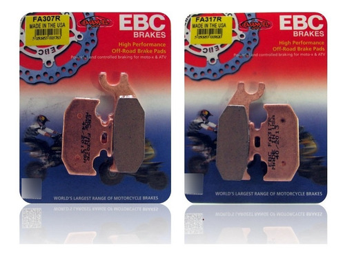 Pastillas De Freno Ebc Brakes Suzuki Lt-f 400 K Manual 2wd