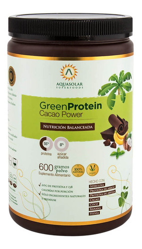 Green Protein Cacao 100% Nat Veg - 600g