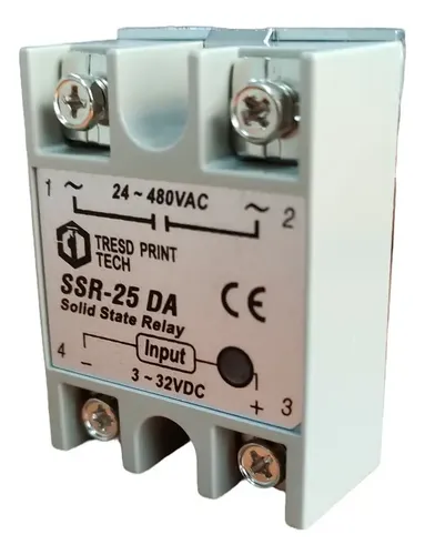 SSR-25DA] Relé de estado sólido, 380VAC/25A | Didácticas Electrónicas I D