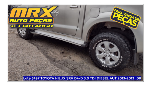 Sucata Toyota Hilux Srv D4-d 4x4 3.0 Diesel Aut 2013 Pecas