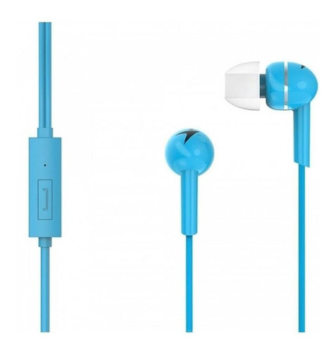 Imagen 2 de 4 de Auriculares Genius Hs-m300 Con Microfono Celeste