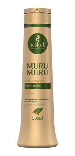 Haskell Murumuru Shampoo Condiciona Manteiga 500ml Óleo 60ml