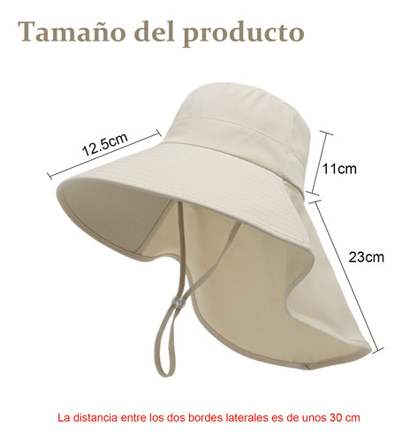 Sombrero Para Sol Gorras Mujer Playa Visera Protección Uv