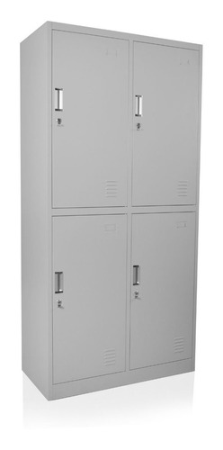 Locker Casillero Guardarropa Metálico 4 Puertas