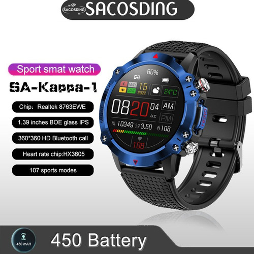 Reloj Inteligente Hombre Reloj Deportivo Ip68 Smartwatch